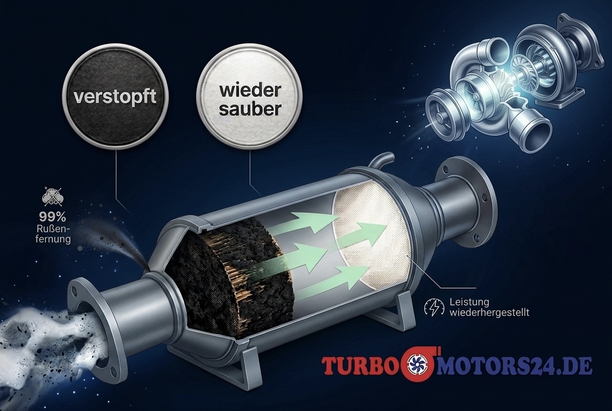 Professionelle DPF-Reinigung (Sauber & wie neu)