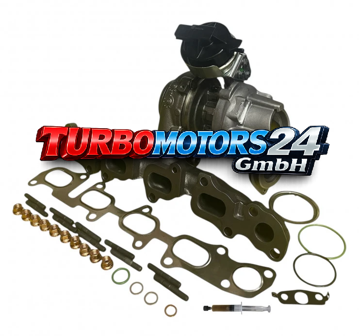 Turbolader für SKODA VOLKSWAGEN 2.0TDi 75PS-150PS CUUA 04L253020P + Montagesatz